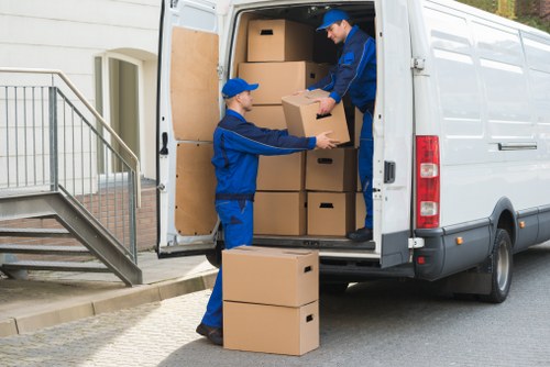 Satisfied customer finalizing a stress-free move with professional services in Harringay