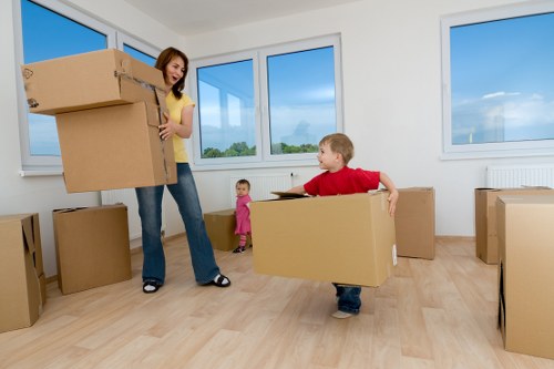 Experienced movers handling belongings with care