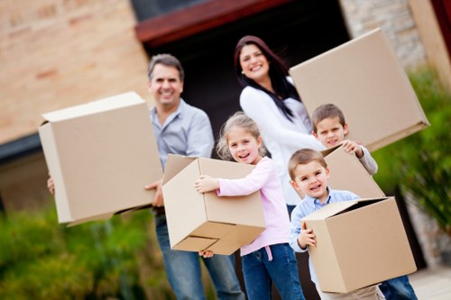 Efficient moving process with coordinated office relocation team
