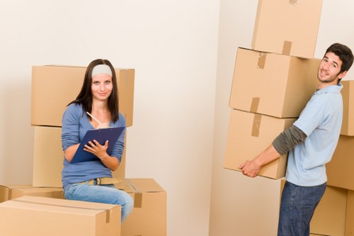 Checklist and organized packing supplies for a smooth move in Harringay